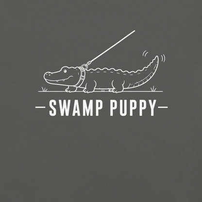 Swamp Puppy Florida alligator graphic in pepper