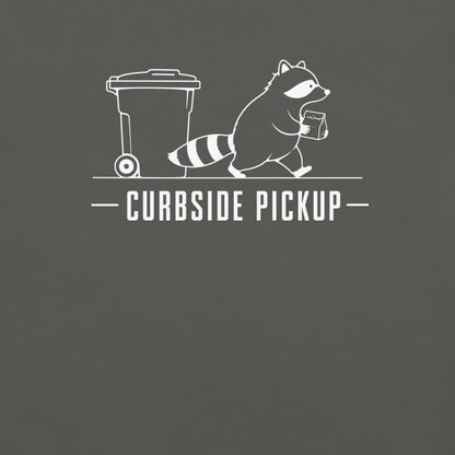 Curbside Pickup Florida raccoon graphic in pepper