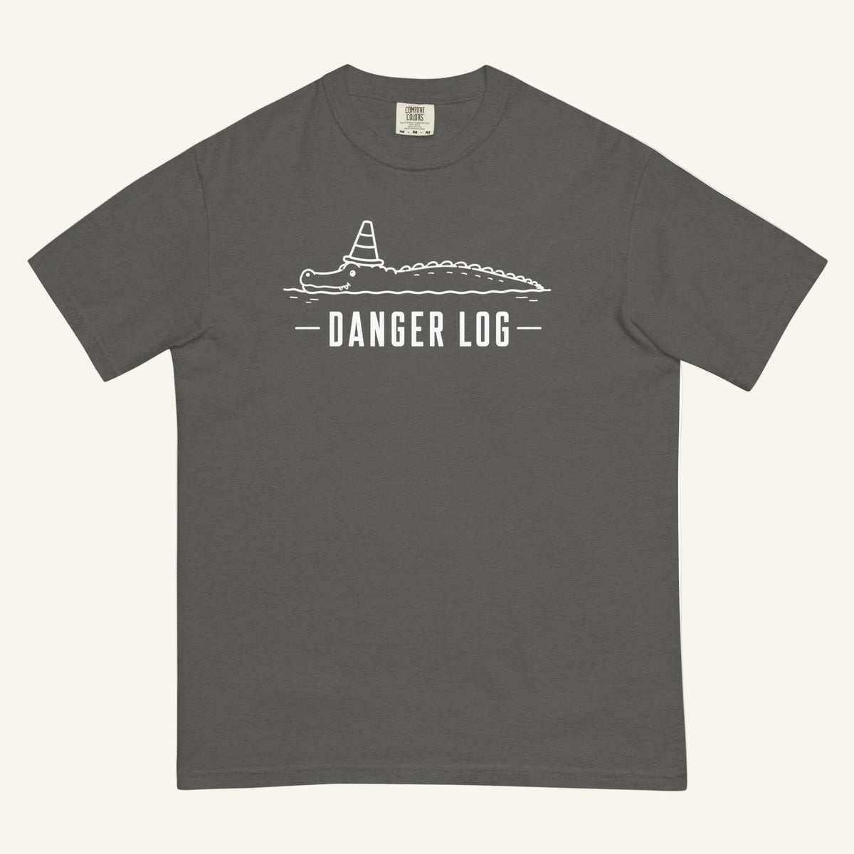 Danger Log Florida alligator graphic t-shirt in pepper