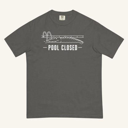 Pool Closed Florida alligator graphic t-shirt in pepper