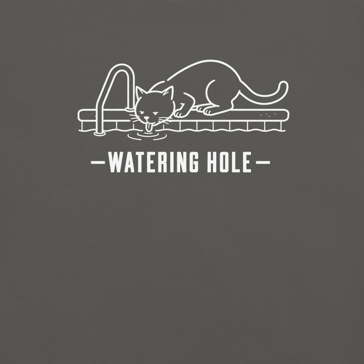 Watering Hole Florida wildlife graphic n pepper