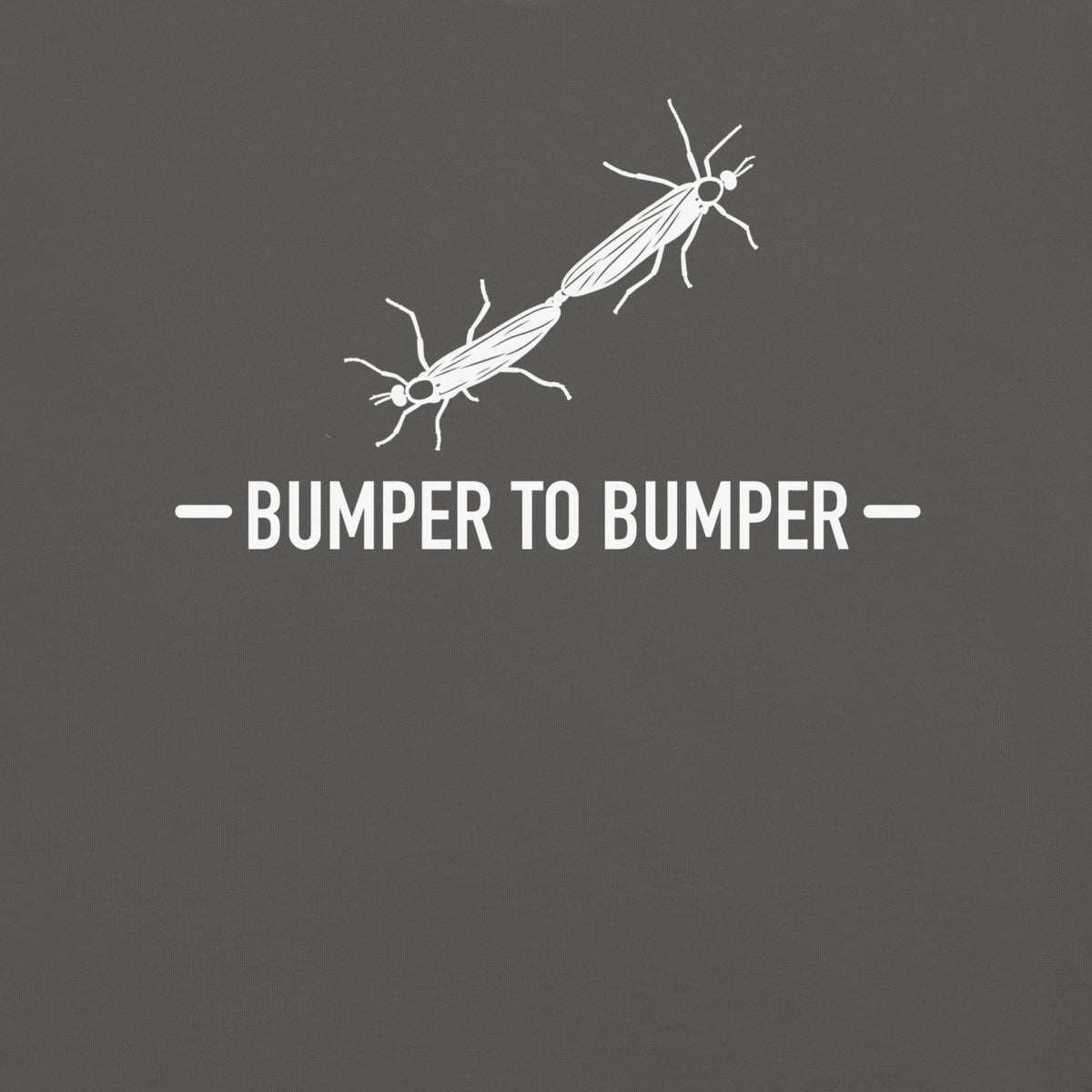 Bumper to Bumper Florida lovebug graphic in pepper