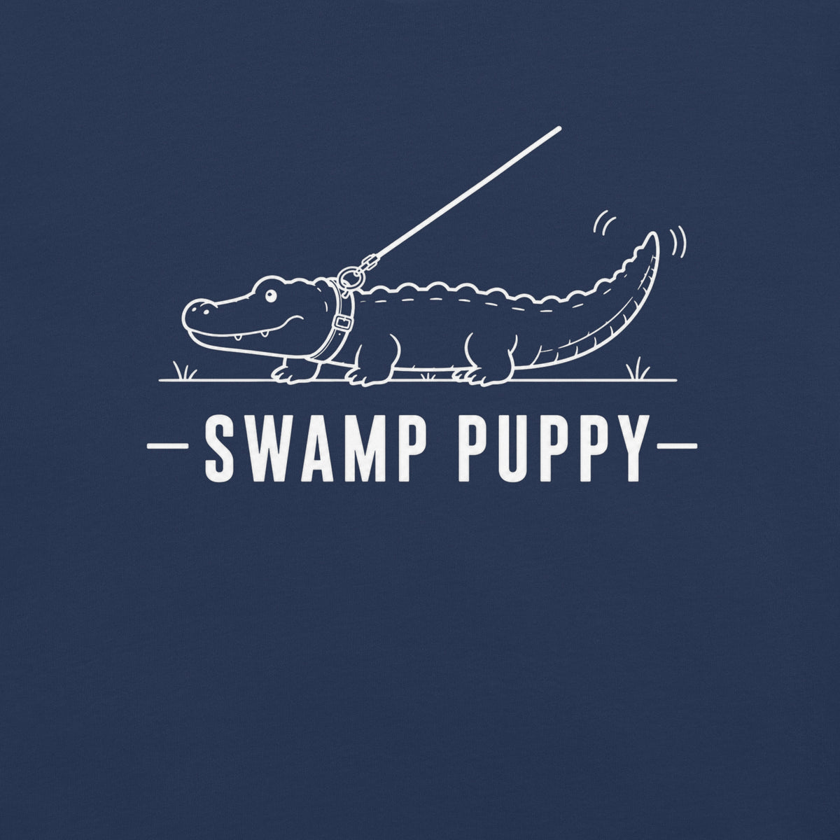 Swamp Puppy Florida alligator graphic in true navy