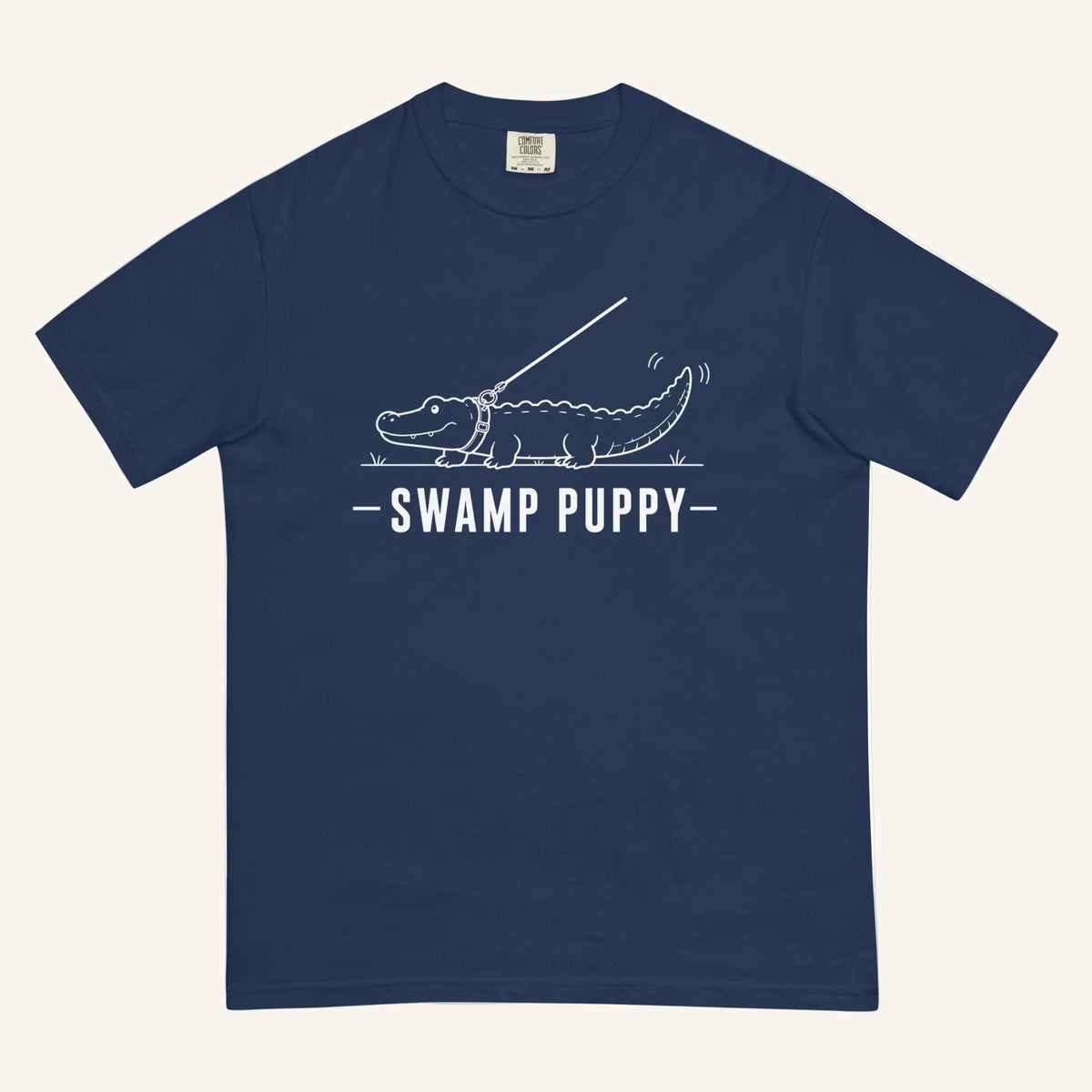 Swamp Puppy Florida alligator graphic t-shirt in true navy