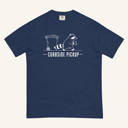 Curbside Pickup Florida raccoon graphic t-shirt in true navy