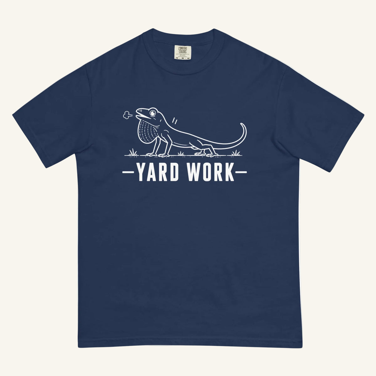 Yard Work Florida ibis graphic t-shirt in true navy