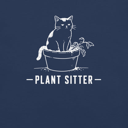 Plant Sitter Florida wildlife graphic in true navy