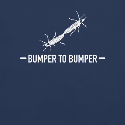 Bumper to Bumper Florida lovebug graphic in true navy