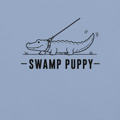 Swamp Puppy Florida alligator graphic in washed denim
