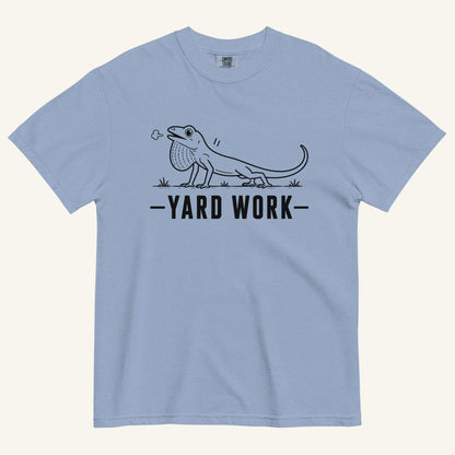 Yard Work Florida ibis graphic t-shirt in washed denim