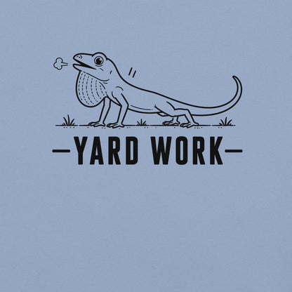 Yard Work Florida ibis graphic in washed denim