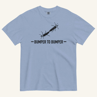 Bumper to Bumper Florida lovebug graphic t-shirt in washed denim