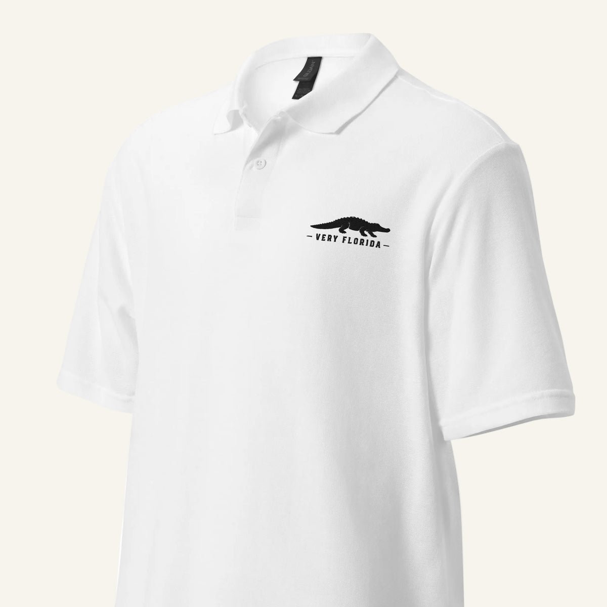 Very Florida Gator Golf Polo in white